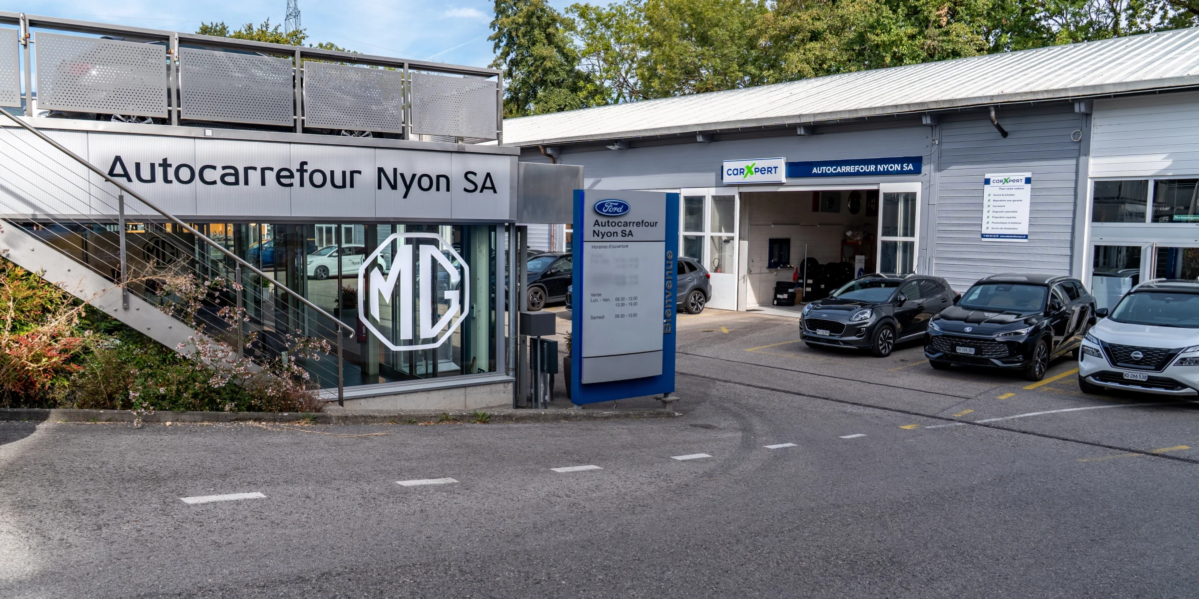 Façade d’Autocarrefour Nyon SA